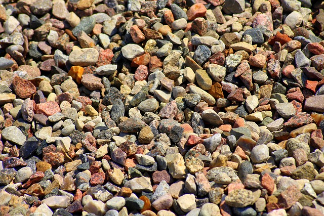 closeup of stones